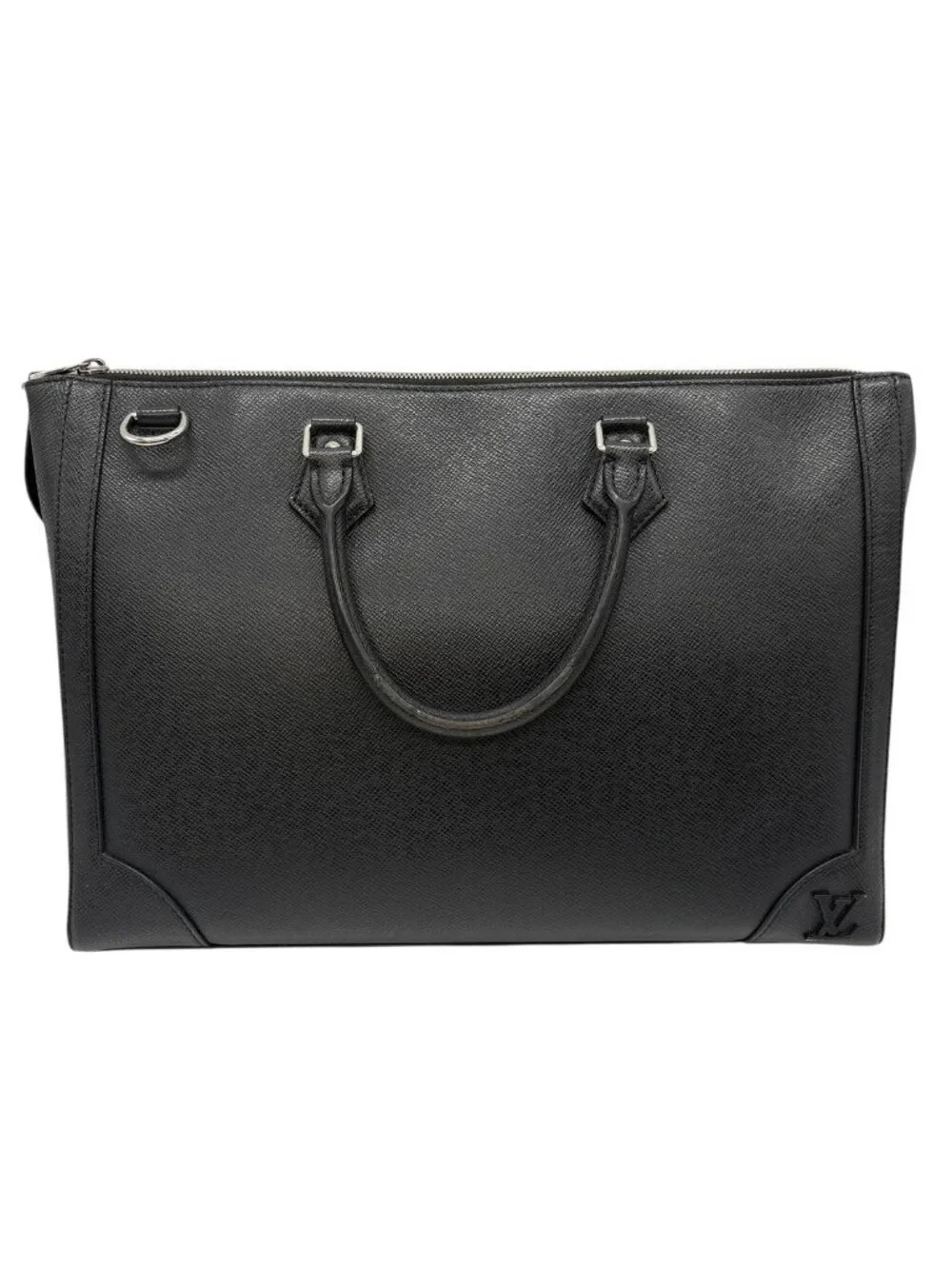 Louis Vuitton Slim Briefcase Taiga Handbag Shoulder Business Bag - Picture 2 of 15